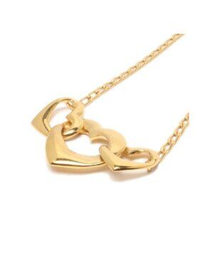 Yves Saint Laurent Necklace Triple Heart
